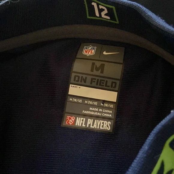 Boys Seahawks Football Jersey - Picture 4 of 6